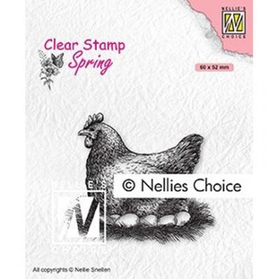 Nellie's Choice Clear Stamp - Mother Hen